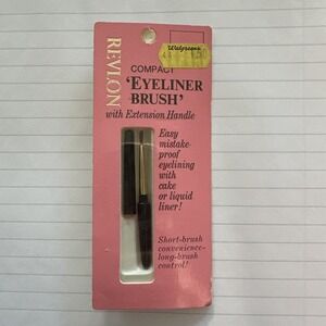 Vintage Revlon Compact Eyeliner Brush With Extension Handle NOS 70s NIP